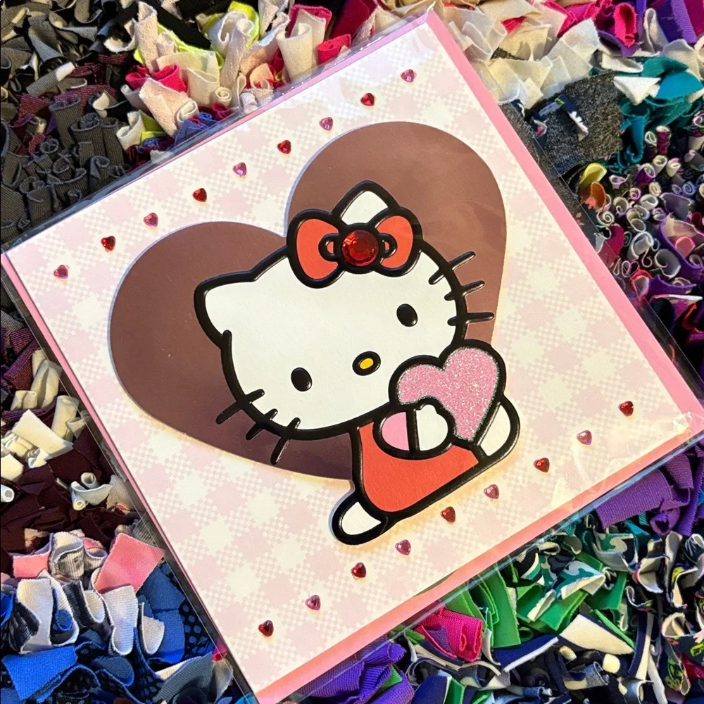 🆕American Greetings Papersong ‘Hello Kitty’ Valentine’s Day Card